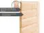 Sauna "Njal" SET met bronskleurige deur - kleur: onbehandeld, kachel 9 kW - 195 x 145 x 187 cm (B x D x H)