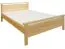 tienerbed / jeugdbed massief grenenhout, naturel 69, incl. lattenbodem - 160 x 200 cm (B x L)