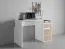 Licht bureau met één lade Agia 04, één open vak, kleur: wit / eiken Sonoma, één deur, afmetingen: 74 x 120 x 50 cm, modern ontwerp