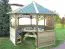 Bank voor paviljoen Vitalba - Afmetingen: 120 x 39 cm (B x D)