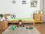 Futonbed / massief houten bed Wooden Nature 02 eikenhout geolied - ligvlak 100 x 200 cm (B x L) 