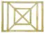 Bodem trellis voor Vitalba paviljoen - Afmetingen: 120 x 90 cm (B x H)