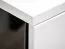 Modern wandmeubel Bjordal 38, kleur: wit mat / zwart hoogglans - Afmetingen: 170 x 280 x 50 cm (H x B x D), met push-to-open functie
