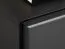 Eenvoudige hangkast Bjordal 23, kleur: matzwart/grijs - Afmetingen: 170 x 250 x 40 cm (H x B x D), met elektrische haard