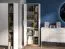 Moderne jeugdkamer kinderkamer - set D Mackinac, 6-delig, kleur: wit / eiken / grafiet mat, grepen: Metaal, ABS randbescherming, gemaakt van hoogwaardig materiaal, met soft-close systeem