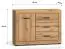 Ladekast / sideboard Athens 05 / 3 lades / Maten: 116 x 40 x 85 cm / Kleur: eiken Evoke / 1 deur / Soft-Close / stil deursluitmechanisme