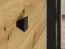 ladekast Lassila 04, kleur: Artisan eiken / zwart - afmetingen: 83 x 165 x 40 cm (H x B x D), met 2 deuren, 3 laden en 2 vakken