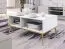 Complete woonkamerset - Set B Roanoke, 5-delig, kleur: wit / glanzend wit