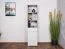 Tienerkamer - Open kast Lede 08, kleur: grijs / eiken / wit - afmetingen: 190 x 45 x 40 cm (H x B x D)