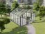 Kas Radicchio XL10, wanden: 4 mm gehard glas, dak: 6 mm HKP meerwandig, grondoppervlakte: 10,4 m² - afmetingen: 360 x 290 cm (L x B)