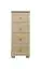 dressoir / highboard kast massief grenen natuur Junco 146 - afmetingen 100 x 40 x 42 cm (h x b x d)