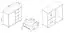 Kommode mit modernen Design Lowestoft 05, Farbe: Eiche Sonoma - Abmessungen: 85 x 100 x 40 cm (H x B x T), mit genügend Stauraum