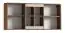 wandrek / hangplank Pasuruan 13, kleur: walnoten / ahorn - afmetingen: 57 x 124 x 25 cm (H x B x D)