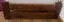 eenpersoonsbed / logeerbed massief grenenhout kleur walnoten A7, incl. lattenbodem - afmetingen: 90 x 200 cm