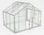 kas - Broeikas Kale XL7, gehard glas 4 mm, grondoppervlakte: 6,40 m² - afmetingen: 220 x 290 cm (L x B)