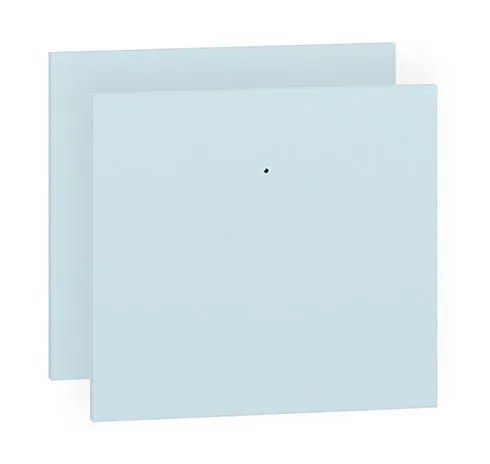 Ladefront Egvad, set van 2, kleur: lichtblauw - Afmetingen: 34 x 37 x 2 cm (H x B x D)