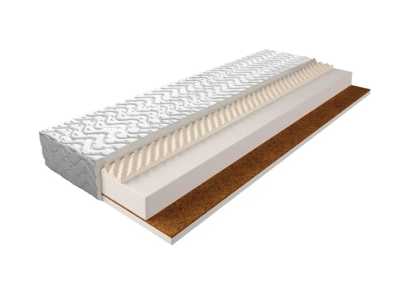 Matras met schuimkern 005 - afmeting: 140 x 200 cm, hoogte: 17 cm