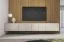TV-Board | Kaschmir | Push-to-open Funktion | 8 Türen | 16 Fächer | 280 x 40 x 40 cm | kann hängend oder stehend aufgebaut werden | TV-Möbel
