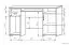 Bureau Pamulang 11, kleur: Sonoma eiken - Afmetingen: 76 x 124 x 60 cm (H x B x D)