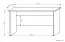 Bureau Banjaran 27, kleur: elzen - afmetingen: 75 x 205 x 175 cm (H x B x D)