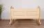 Baby wieg massief grenenhout, naturel 105 - Ligvlak: 34,50 x 90 cm (B x L) 