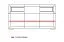 Kommode / Sideboard "Lipik" 08, Farbe: Eiche / Schwarz, teilmassiv - Abmessungen: 97 x 182 x 50 cm (H x B x T)