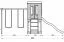 Spielturm S9 inkl. Wellenrutsche, Doppelschaukel-Anbau und Sandkasten - Abmessungen: 525 x 225 cm (B x T)