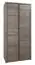 Draaideurkast/kast Selun 05, kleur: truffel eiken - 197 x 90 x 53 cm (h x b x d)