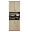 Kast "Kontich" 06, kleur: Sonoma eiken - afmetingen: 212 x 80 x 35 cm (h x b x d)