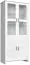 Vitrine Badus 11, kleur: wit - 201 x 89 x 44 cm (h x b x d)