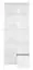 Kinderkamer - Kast Egvad 04, kleur: wit / beuken - afmetingen: 193 x 80 x 40 cm (H x B x D), met 1 deur, 1 lade en 9 vakken