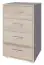 Ladekast / dressoir Garut 05, kleur: Sonoma eiken - Afmetingen: 80 x 50 x 40 cm (H x B x D)