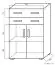 Lowboard kast / ladekast Garut 16, kleur: Sonoma eiken - Afmetingen: 118 x 80 x 40 cm (H x B x D)
