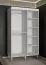 Uitzonderlijke Jotunheimen 183 schuifdeurkast, kleur: wit - Afmetingen: 208 x 120,5 x 62 cm (H x B x D)