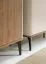 Kommode | 3 Türen | Push-to-open System | 3 Schubladen mit Soft Close System | Nuss/Kaschmir | 180 x 40 x 81 cm | Metallbeine | ABS-Kanten | 6 Fächer | Belladere 05