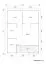 Ferienhaus Gigalitz 01 inkl. Fußboden - 70 mm Blockbohlenhaus, Grundfläche: 44,7 m², Satteldach