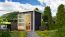 Saunahaus "Ilvy" mit moderner Tür, Farbe: Terragrau - 196 x 146 cm (B x T), Grundfläche: 2,4 m²