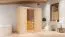 Sauna "Eeli" SET met heldere glazen deur & kachel 9 kW - 196 x 118 x 198 cm (B x D x H)
