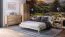 Tweepersoonsbed / logeerbed Engordany 10 / massief beukenhout / gelakt / ligvlak: 180 x 200 cm / kleur: beuken / met stevige hoofdsteun / tijdloos design
