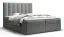 Eenvoudig eenpersoonsbed met twee grote opbergvakken Pirin 04, kleur: grijs - Ligoppervlak: 140 x 200 cm (b x l)