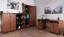 Open boekenkast Mojokerto 11, kleur: walnoot / zwart - Afmetingen: 121 x 80 x 39 cm (H x B x D)