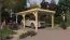 Enkele carport TA 12 / sparren- en dennenhout / grondoppervlakte 17,85 m² / plat dak / afmetingen grondoppervlakte 300 x 595 cm / weerbestendig