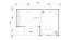 Tuinhuis / chalet G262 Lichtgrijs - 28 mm blokhut profielplanken, grondoppervlakte: 13,97 m², zadel dak