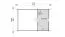 Chalet / tuinhuis G293 Carbon grijs incl. vloer - blokhut 40 mm, grondoppervlakte: 22,42 m², zadeldak