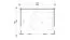 Chalet / tuinhuis G291 lichtgrijs incl. vloer - blokhut 44 mm, grondoppervlakte: 17,28 m², zadeldak