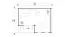 Chalet / tuinhuis G24 lichtgrijs incl. vloer - 44 mm, grondoppervlakte: 17,20 m², monopitch dak