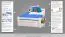 Jeugdbed "Easy Premium Line" K4 incl. 2 laden en 1 afdekplaat, 120 x 200 cm massief beukenhout, wit gelakt