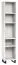 Regal Chiflero 47, Farbe: Weiß - Abmessungen: 195 x 39 x 38 cm (H x B x T)