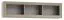 wandrek / hangplank Kundiawa 10, kleur: Sonoma eiken licht - afmetingen: 40 x 160 x 28 cm (H x B x D)