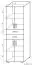 Kast Garut 31, kleur: Sonoma eiken - Afmetingen: 194 x 60 x 40 cm (H x B x D)